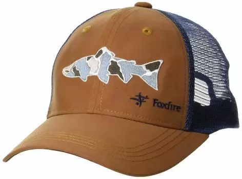 Fishing Camouflage Silhouette Cap 5522034 Ocher Japan Free Size [Foxfire] (FREE Size)