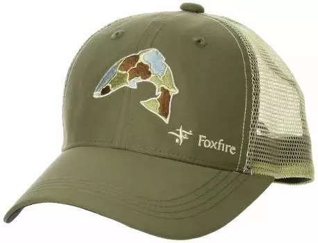 Fishing Camouflage Silhouette Cap 5522034 Olive Japan Free Size [Foxfire] (FREE Size)