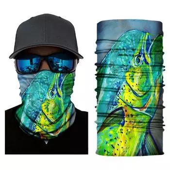 Fishing Cycling Face Mask Tube Bandana Scarf Mask Bandana Motorcycle Headscarf Sports Headwear C