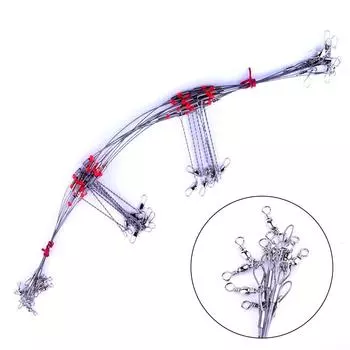 Fishing Leaders Вертлюги Snap Surf Tackle 2 Arm Wire