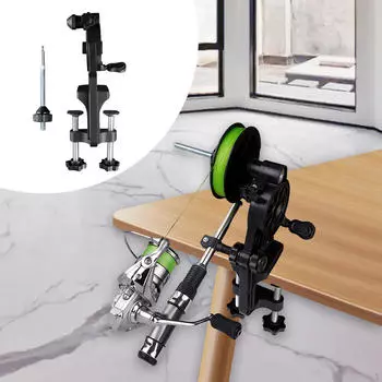 Fishing Line Spooler Equipment Adjustable Compact Supplies Sturdy Portable Accessories without Line Pole