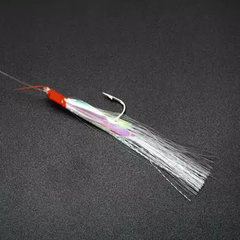 Fishing Lures 20/100/3pcs Mackerel Feather Hooks Sea Boat Fishing Lures Rigs Lures Baits for Outdoor Fishing Sports