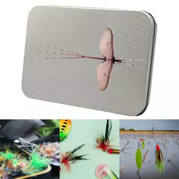 Коробка для рыболовных приманок, органайзер для аксессуаров для солнечной рыбы, лосося, панфиша Lure Stlye