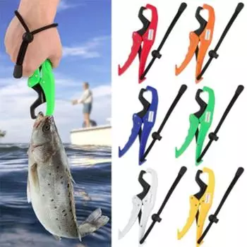 Fishing Pliers Grabber Plier Fishing Grip Fish Clips Clamp Grip Fishing Clamp Fish Lip Gripper 23cm синий