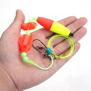 FISHKING 1 шт. Оснастка для ловли сома, поплавковая оснастка для ловли сома, снасти для ловли сома, оснастка Santee 6/0, 8/0, круглые крючки для поплавков-колышек для ловли сома 6/0#