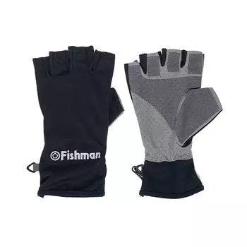 FISHMAN Summer 5 fingerless gloves black M GB-201807
