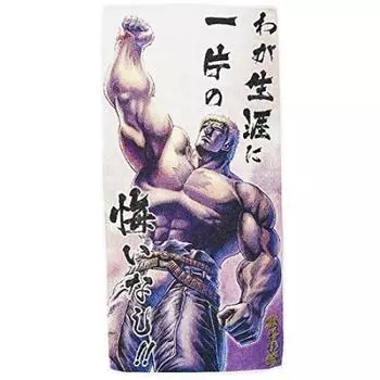 Fist of the North Star Imabari Five Colored Towel Raoh Ascension No Regrets in My Life BIG Towel Jameel