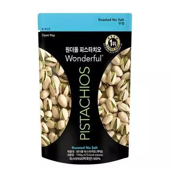 Фисташки «Чудесные», несоленые, 150 г, 1 шт., корейские орехи