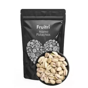 Фисташки Fruitri Premium, жареные и слегка соленые, 100% натуральные иранские фисташки, 500 г