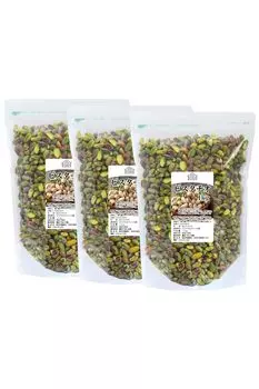 Фисташки Natural Health Company без скорлупы 1 кг x 3 очищенных кусочка, без соли, без добавок,