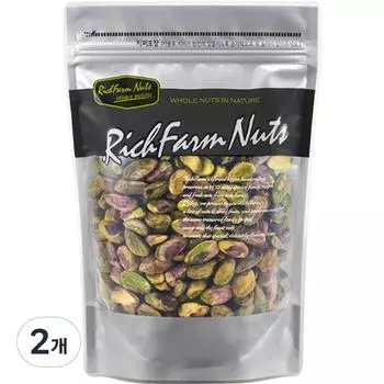 Фисташки очищенные от скорлупы, 450 г, 2 шт., корейские орехи