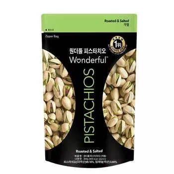 Фисташки соленые «Чудесные», 300 г, 1 шт., корейские орехи