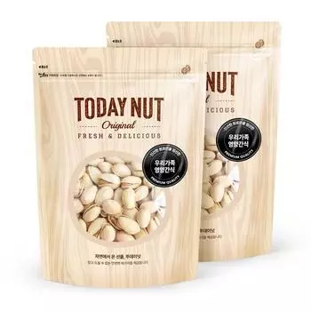 Фисташки жареные Today Nut, 250 г, 2 шт., корейские орехи