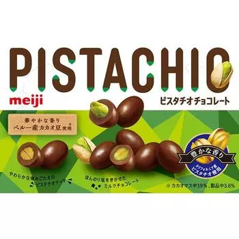 Фисташковый шоколад Meiji 35 г шоколада 1