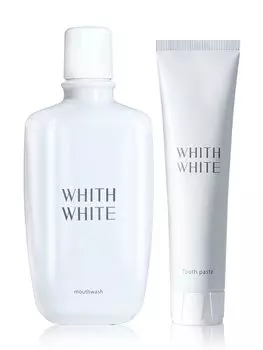 Fisu White Paste Herbal Mint Breath Freshener Set Mouthbanding Toothpaste Liquid, & 300ml+120g Quasi-drug