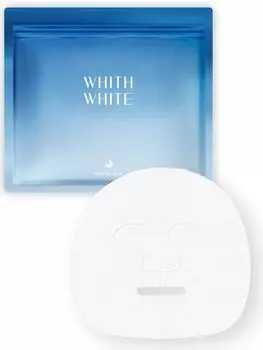 Fiswhite Отбеливающая маска для лица Увлажняющий уход за кожей лица, 30 шт., жидкий объем 480 мл, тканевая маска для лица после загара [Ниацинамид] Квази-лекарство
