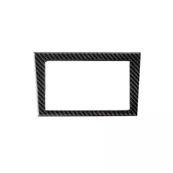 Подходит для Infiniti Q50 Q60 2014-2019 автомобильные аксессуары карбоновая автомобильная навигационная панель внутренняя защита декоративные наклейки чёрный