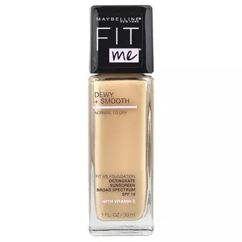 Fit Me®, Dewy + Smooth Foundation, 125 Nude Beige, 30Ml(1Fl Oz)