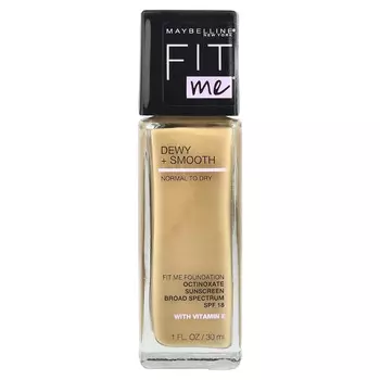 Fit Me, Dewy + Smooth Foundation, 220 Natural Beige, 30Ml(1Fl Oz)