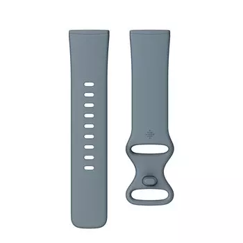 Fitbit 24 мм совместимый оригинальный аксессуар бесконечный пояс водопад синий размер S для Sense Versa и