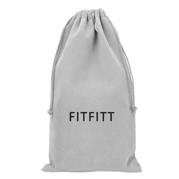 FITFITT сумка для хранения, сумка для переноски, маленькая, с завязками, флокированная, защитная сумка, серая, 13,5*23,5 см серый