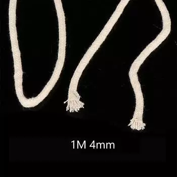 Фитили хлопковые топливные фитильки полностью стабильные длинные предварительно вощеные