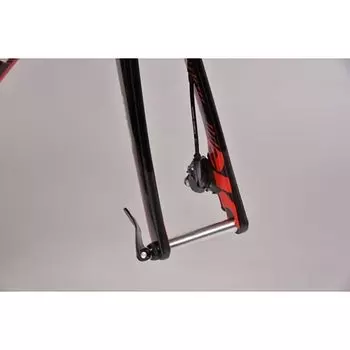 Фитинг сквозной оси Ostrich 12 мм для передней оси серебряный