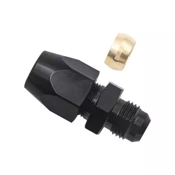 Фитинг топливного адаптера от 6 AN до 3/8 дюйма, быстроразъемный фитинг топливной жесткой трубки для системы дозаправки