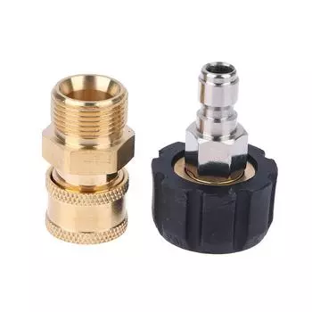 Фитинги для быстрого подключения мойки высокого давления M22 от 14/15 мм до 1/4 3/8 дюйма для мойки под давлением A2