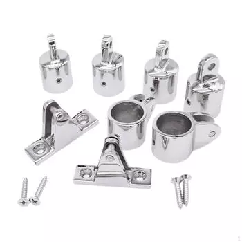 Фитинги для тента на лодку, 4 шт. заглушки для глаз, 2 шт. направляющие для челюстей, прочные палубные петли, простая установка 22mm