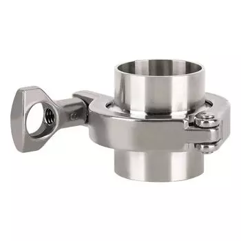 Фитинги для труб диаметром 19–102 мм, обжимное кольцо SS304, санитарная сварка 32MM