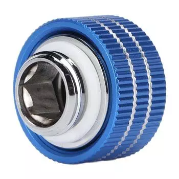 Фитинги для жестких трубок 14 мм резьба G14 дюйма компрессионные фитинги с внутренним шестигранником с уплотнительными кольцами для синий