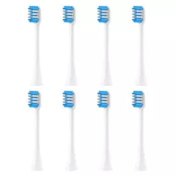 FitMount совместим с Panasonic Electric Replacement совместим с Panasonic Совместимый Plaque Regular Soft Extra Fine 8 Белый Doltz, Зубная щетка,