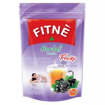 FITNE Herbal Infusion Tea со вкусом черной смородины, 100% изготовлен из натуральных трав, 8/15 пакетиков - Тайский 8 Sachets фиолетовый