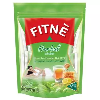 FITNE Herbal Tea Ароматизированный зеленый чай, 100% изготовлен из натуральных трав, 8/15/30 пакетиков - Тайский 8 Sachets зелёный