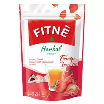 FITNE RT Herbal Infusion со вкусом клубники, 100% изготовлен из натуральных трав, 7/12 пакетиков - Тайский 7 Sachets