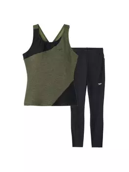 Фитнес купальник Curvy Leg Separates SFW22410 Khaki Mix L [Speed] женский