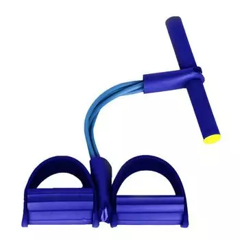 Фитнес-ленты для натяжения Тренажер для приседаний Педаль для йоги Эластичный канат для тяги (синий) /