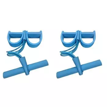 Фитнес-ленты для натяжения Тренажер для приседаний Педаль для йоги Эластичный канат для тяги (синий) КДЕ