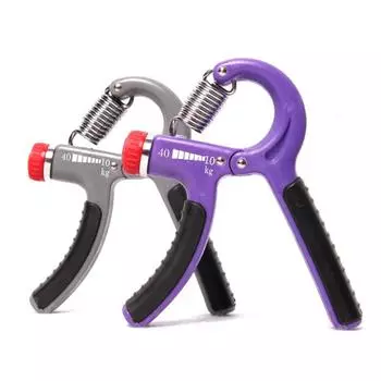 Фитнес Mad Hand Grips Pro Регулируемый силовой захват для предплечья и запястья серый