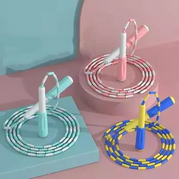 Фитнес-оборудование TPU для мужчин и женщин, фитнес-скакалка, мягкая с бисером, скакалка, скакалка, скакалка зелёный