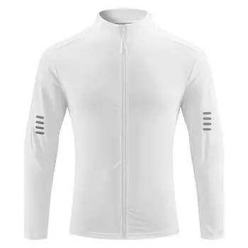 Фитнес одежда Куртка для пар на весну и лето, для тренировок в зале, для бега, куртка с длинным рукавом XXXL белый