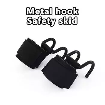 Фитнес Приседания Тяжелая атлетика Подтягивания Крюк для запястья Турник Спортивное оборудование Для Снижения Силы Тренировки Без Помощника Руки чёрный