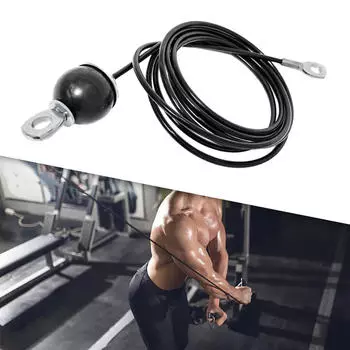 Фитнес-шкив, кабель LAT, тяга вниз, стальные тросы для спортзала, дома, 200cm