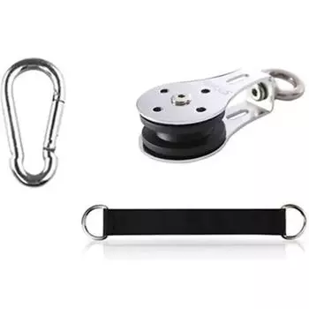 Фитнес-шкив, кабельная система, DIY нагрузочный штифт, подъемная веревка для трицепса, тренажер для тренировок, регулируемая длина, домашний тренажерный зал, спортивные аксессуары 1Set