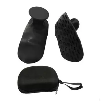 Фитнес-студия Grips Finger Безпальцевые тренировочные перчатки Легкая ручка Толщина Защита ладони для чёрный