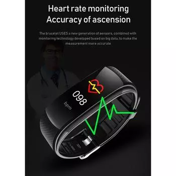 Фитнес-трекер Bluetooth-совместимый для iOS-Android-устройств с мониторингом артериального давления и пульса Напоминание о сидячем положении темно-фиолетового