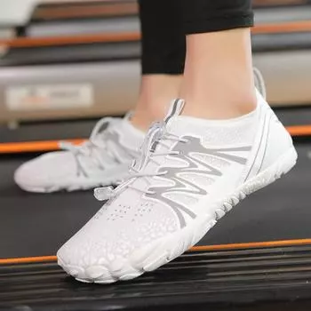 Фитнес в помещении, потеря веса, обувь для прыжков со скакалкой, мужская и женская домашняя обувь для йоги с мягкой подошвой, бесшумная, нескользящая, амортизирующая обувь для бега 35
