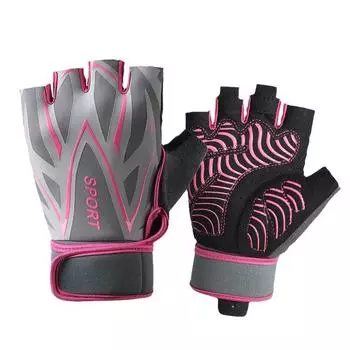 Fitness Equipment Men and Women Gloves In Summer Half Finger Outdoor Driving Cycling Yoga Anti Slip Wear Resistant Breathable Weightlifting M