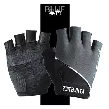 Fitness Gloves Women s Half Finger Thin Equipment Training Horizontal Bar Dumbbell Wait Lifting Anti-Cocoon Cycling Bicycle Pull-up Black [ordinary]] M